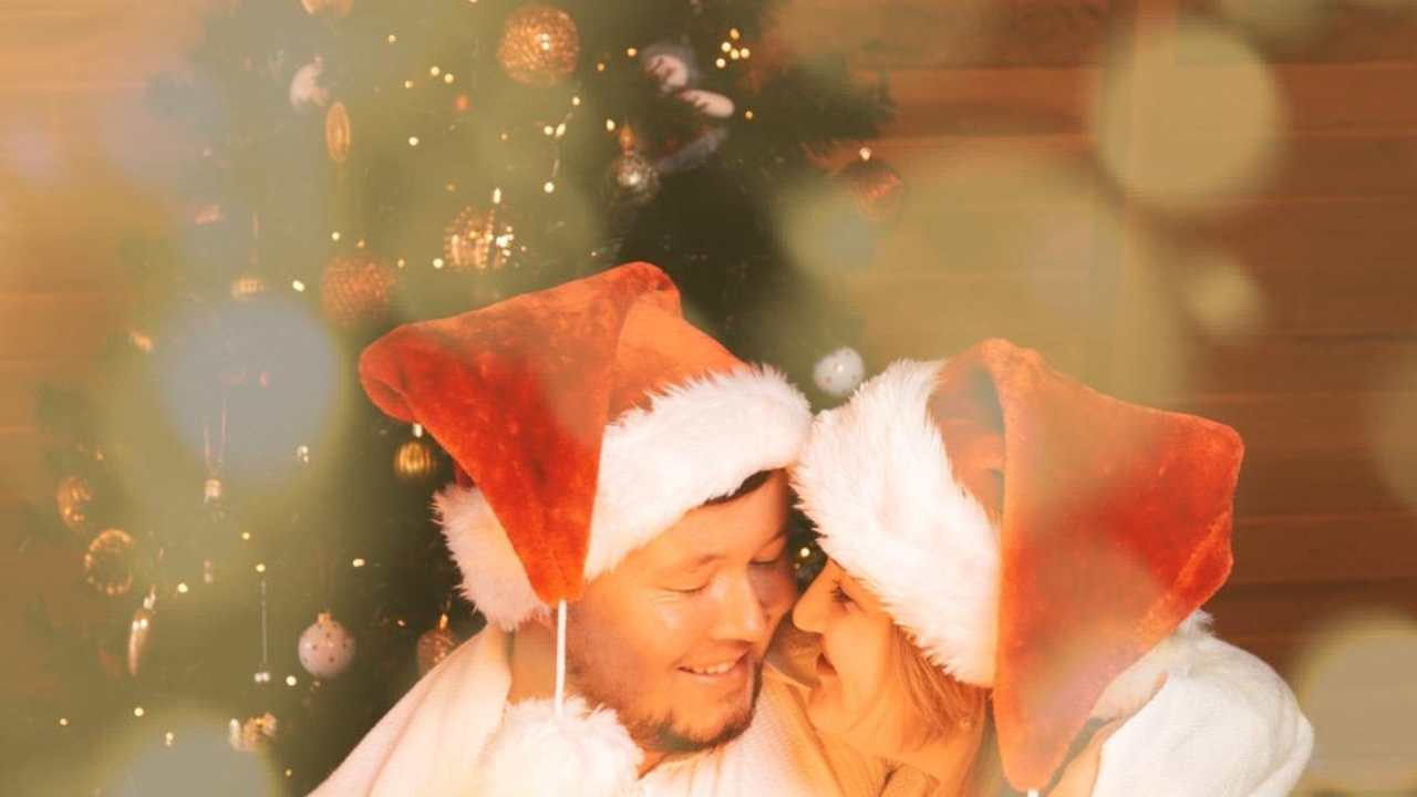 Новогодняя фотосессия семьи