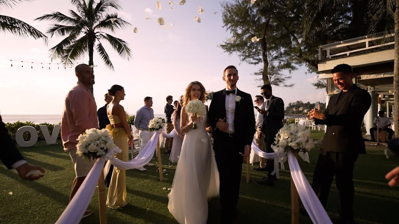 Свадьба в отеле Кататани остров Пхукет. Фотограф на Пхукете в Таиланде