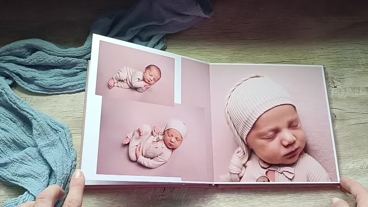Примеры фотокниг. Фотограф новорождённых Анапа Елена Кушнарь