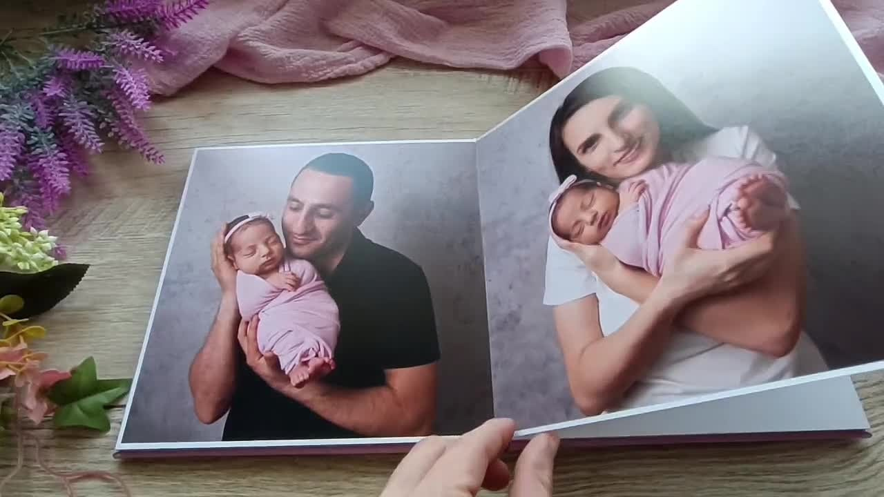 Примеры фотокниг. Фотограф новорождённых Анапа Елена Кушнарь
