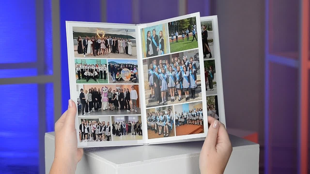 Альбом на 4 разворота. Татьяна Гойда портретный и семейный фотограф Ленск. Выпускные альбомы