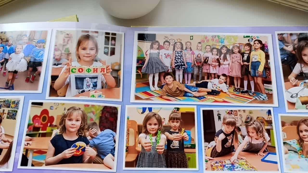 Книга 20×30 детский сад развороты. Детский фотограф в Екатеринбурге и Берёзовском Евгений Кондаков