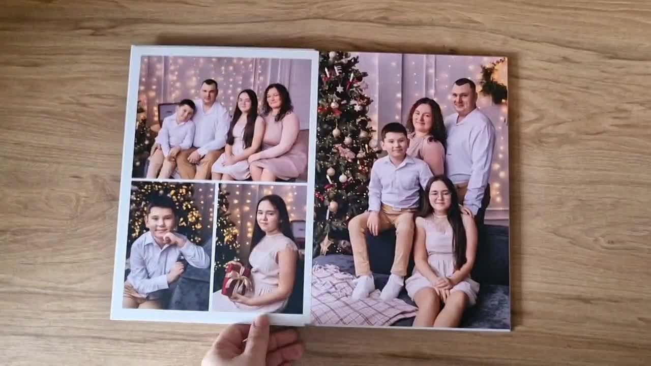 Фотокнига с семейными снимками