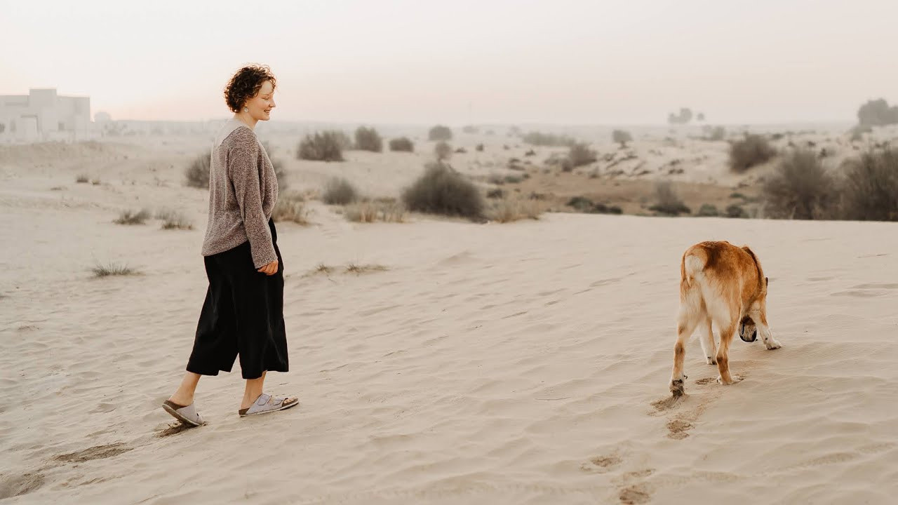 Violet and Hvostik. Real moments between people and their dogs