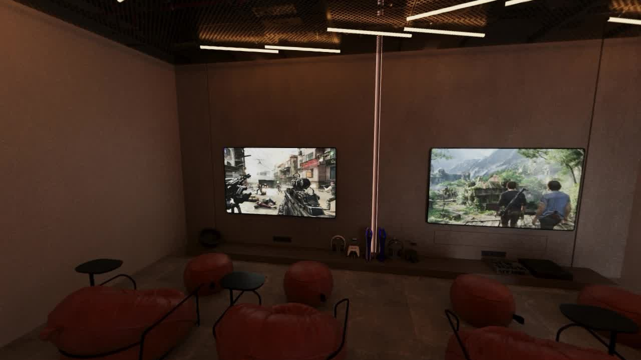 Компьютерный клуб «MONO». Мансур Гусейнов дизайнер интерьеров г. Махачкала