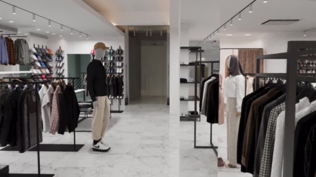 Магазин одежды «UBA». Мансур Гусейнов дизайнер интерьеров г. Махачкала