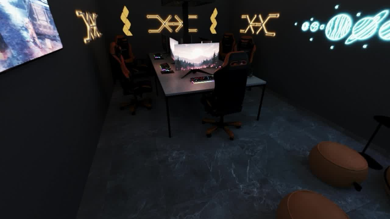 Компьютерный клуб «MONO». Мансур Гусейнов дизайнер интерьеров г. Махачкала