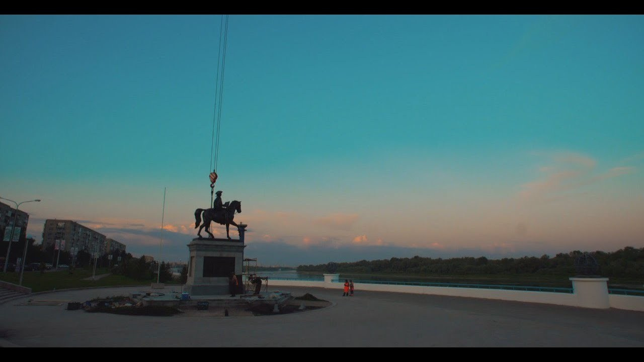 Фильм о памятнике Бухгольцу. Видеосъемка в Омске | Киноштаб