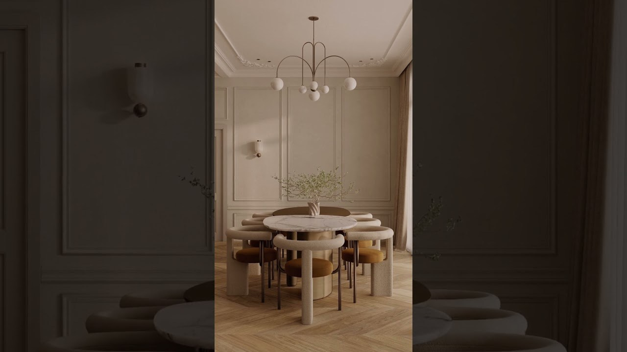 Minimalistic style kitchen. Solovets visualization