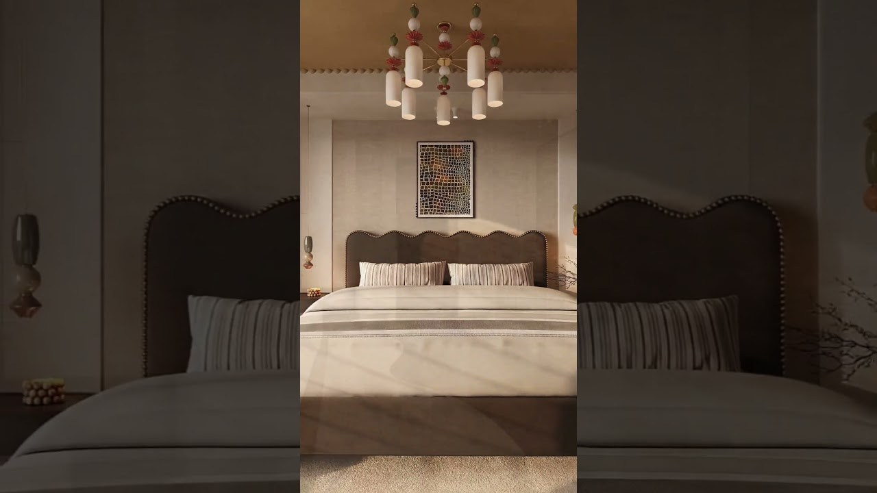 Cozy bedroom. Solovets visualization