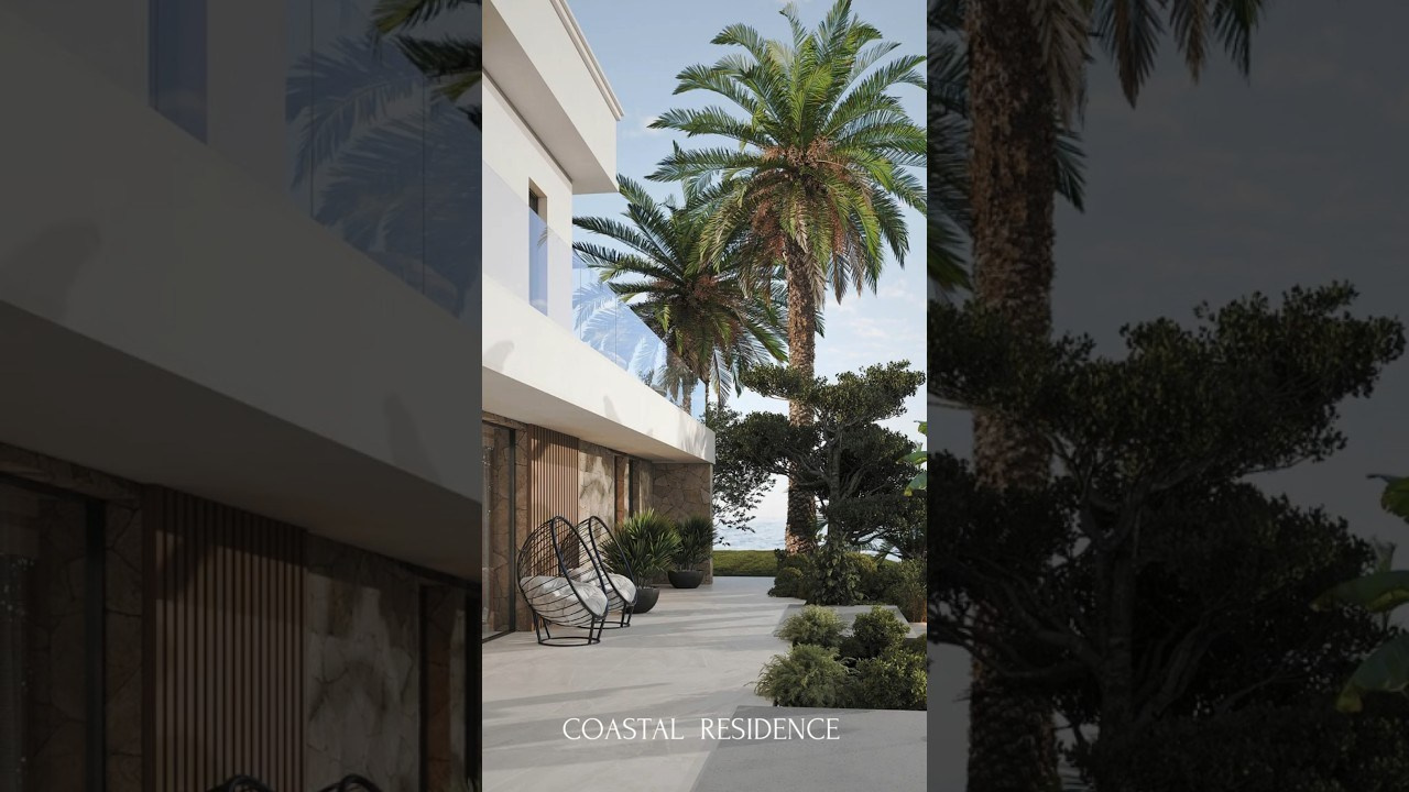 Сoastal residence. Solovets visualization