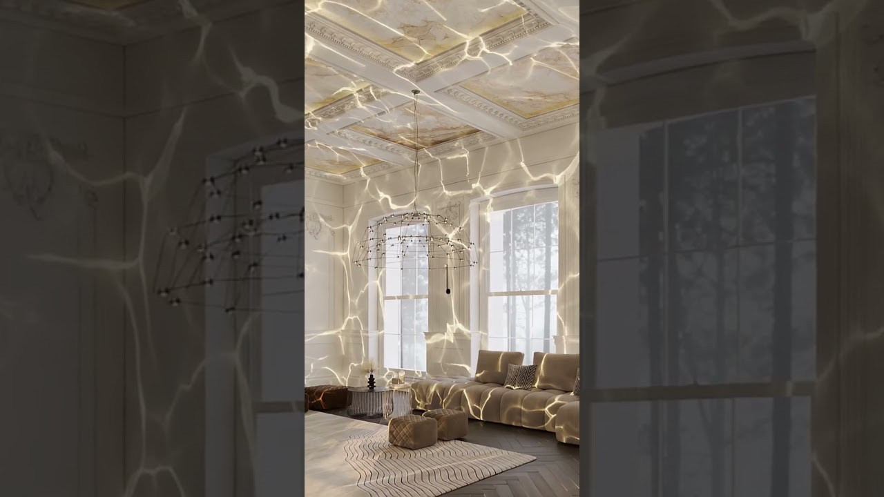 Elegant living room. Solovets visualization