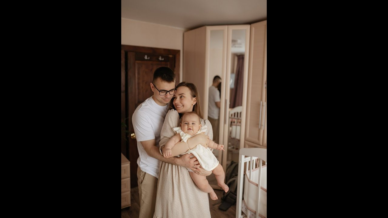 Домашняя съемка Марии, Василия и Есении. Семейный и портретный фотограф Нижний Новгород