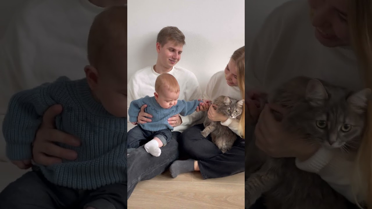 Домашняя съемка Юлии, Артема и Леона. Семейный и портретный фотограф Нижний Новгород