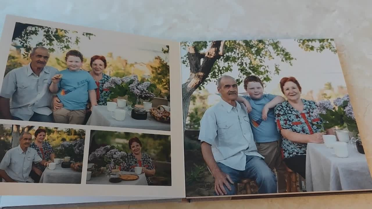 Семейная фотокнига. Ольга Плаксина фотограф в Саратове