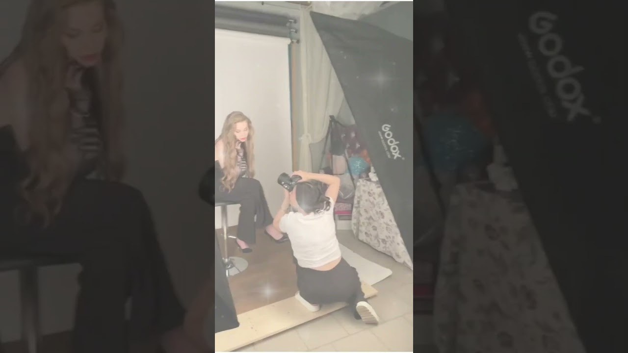 Бекстейдж с Вероникой. Фотограф Владимир Роля