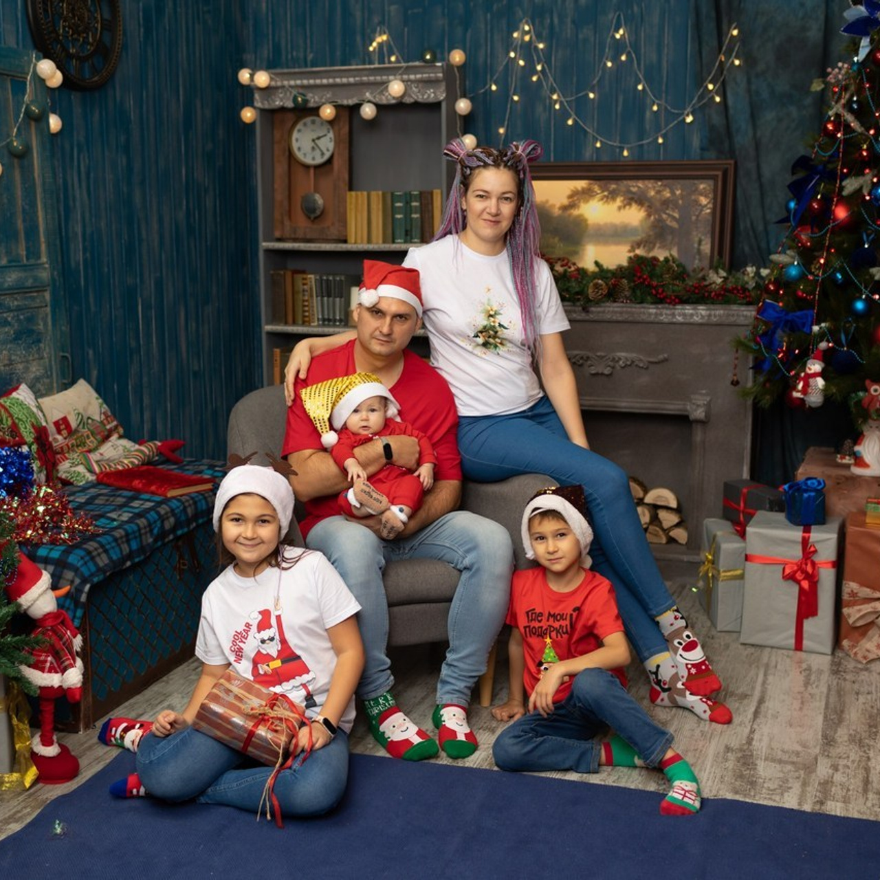 Новогодняя фотосессия. Портретный и семейный фотограф в Краснодаре Оксана Сараева