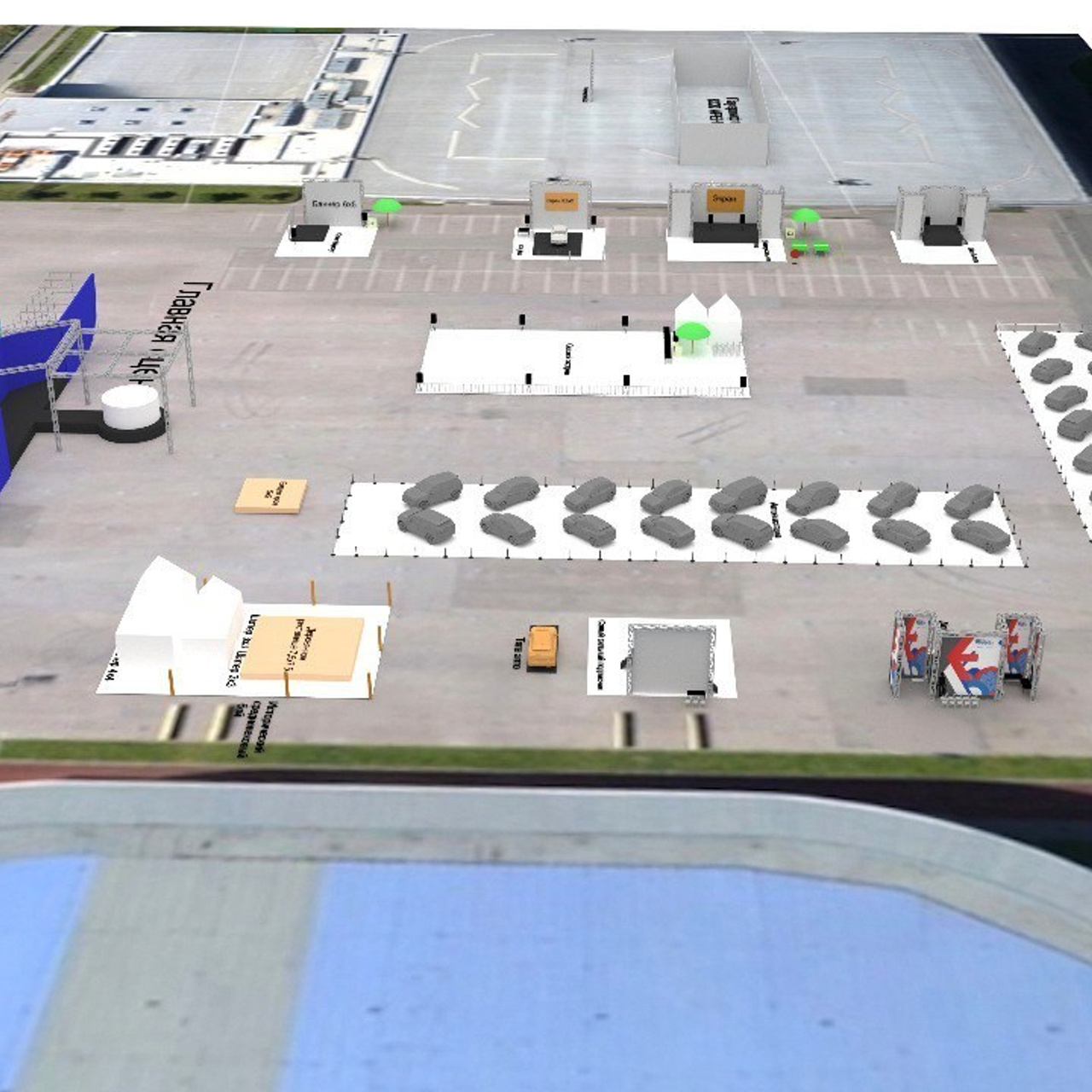 Портфолио - 3D визуализация планировок мероприятий. Смотреть на сайте