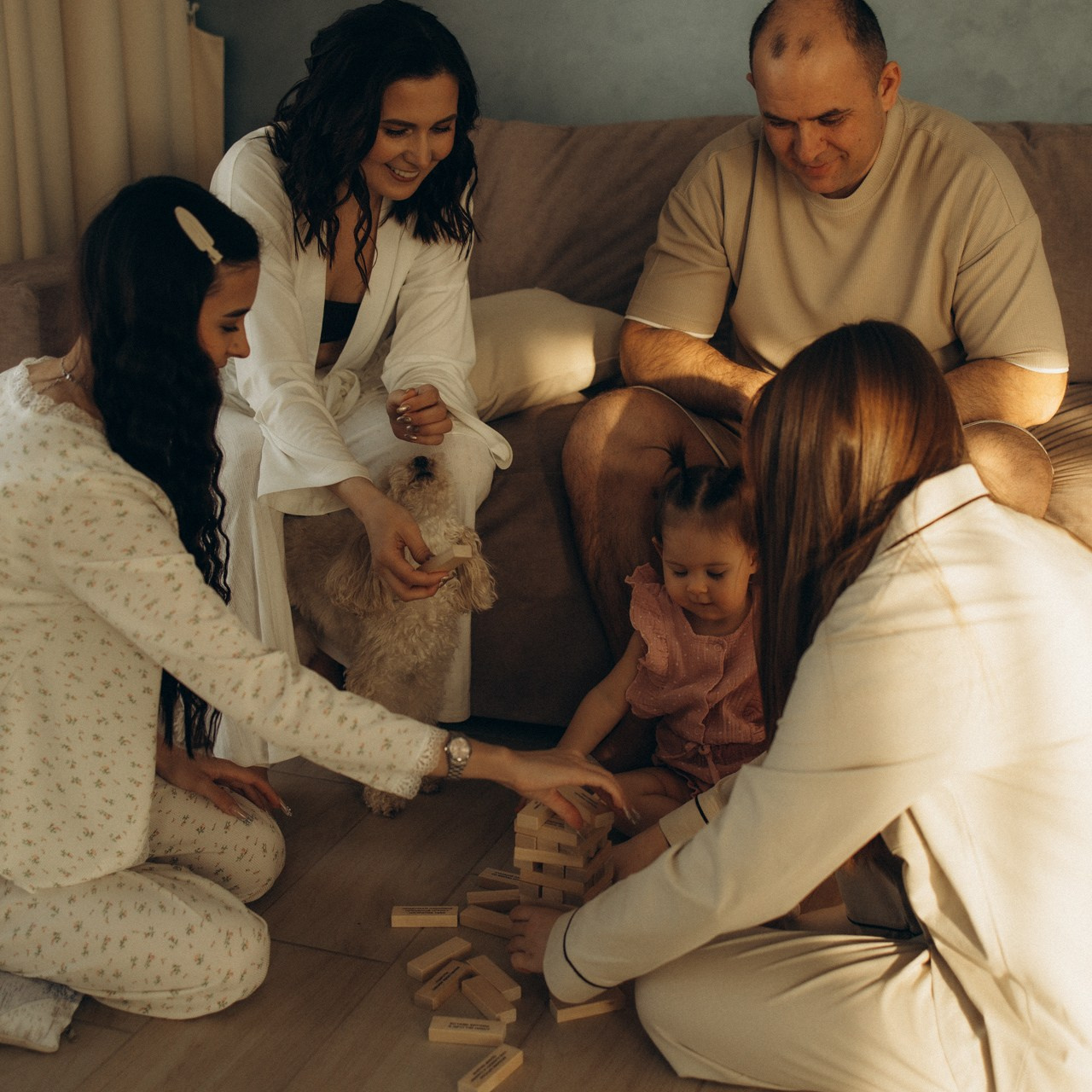 Ольга, София, Андрей, Даша и Настя