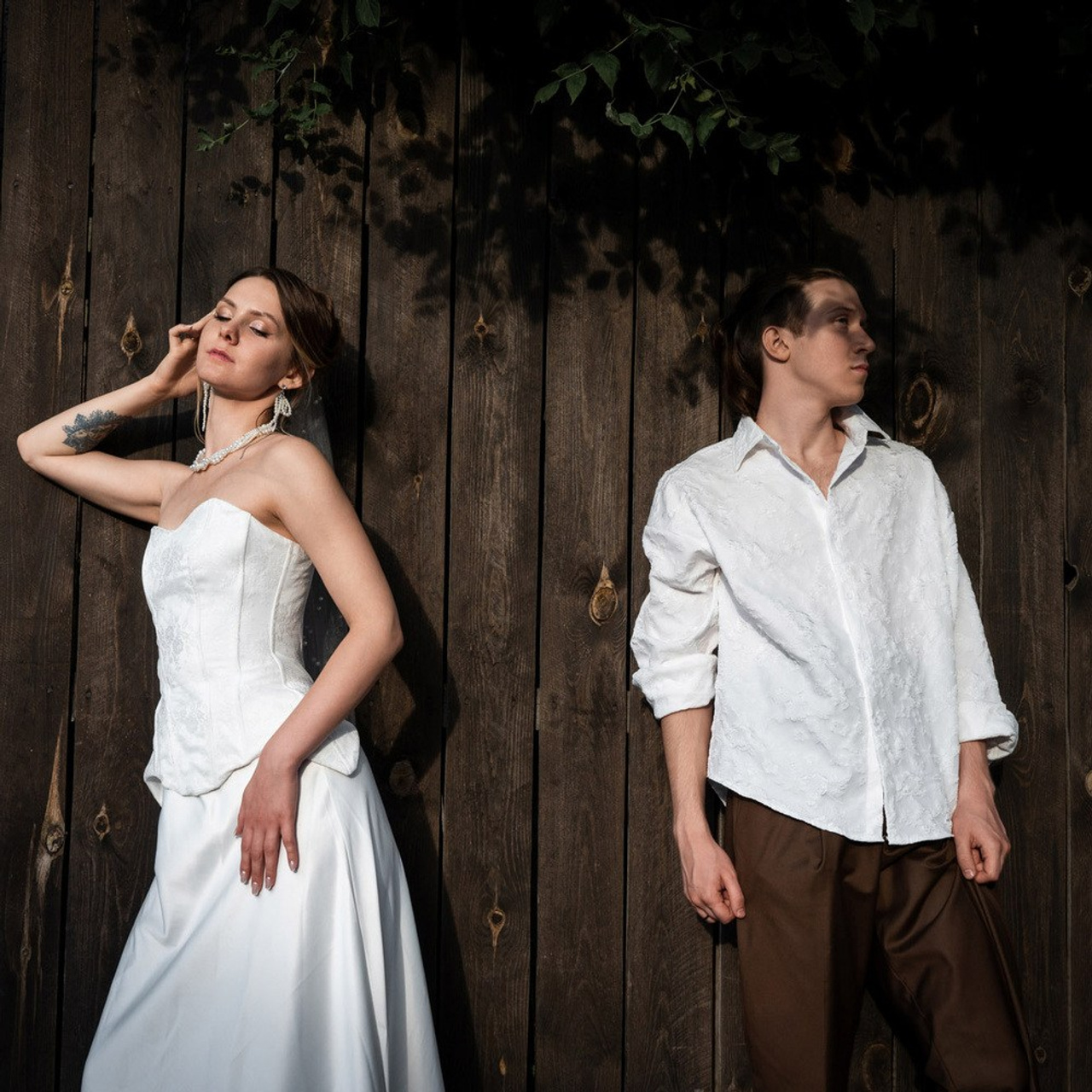 Влад и Кристина, камерная свадьба творческих ребят