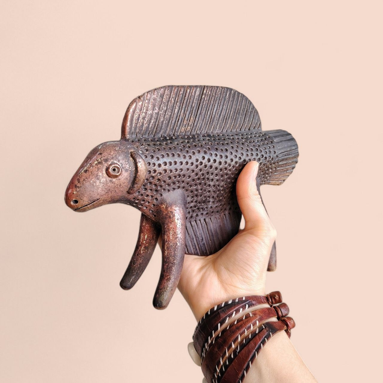 Осознанная рыба 21 см. Мстинская Гончарня