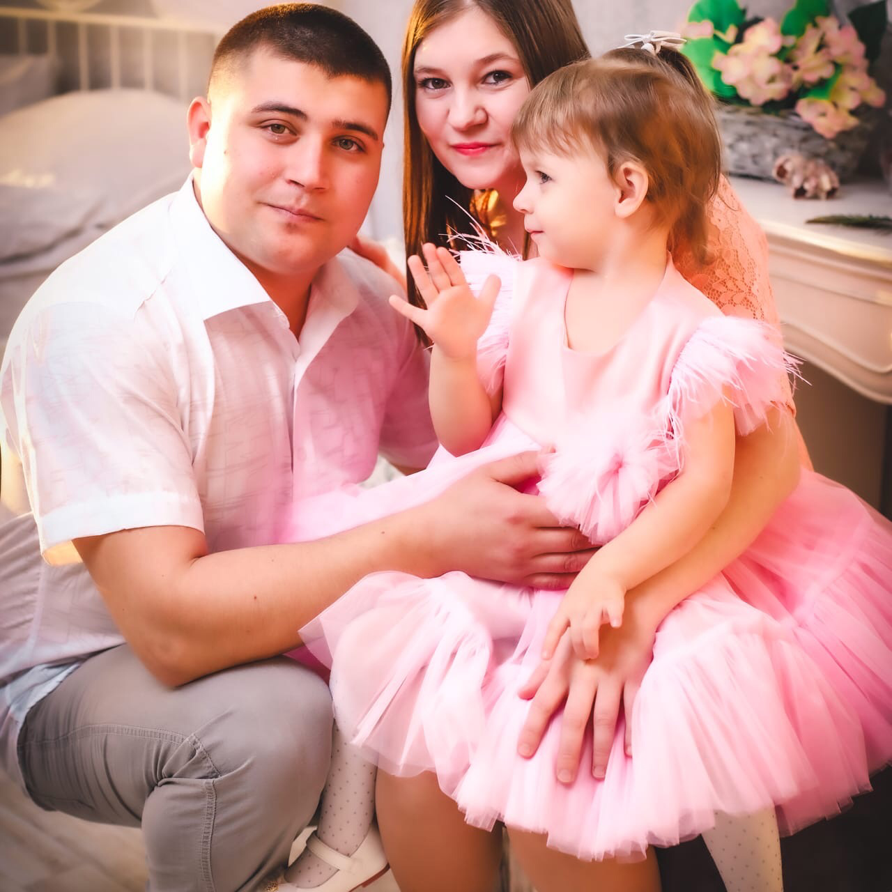 Семья Скичко 8 марта