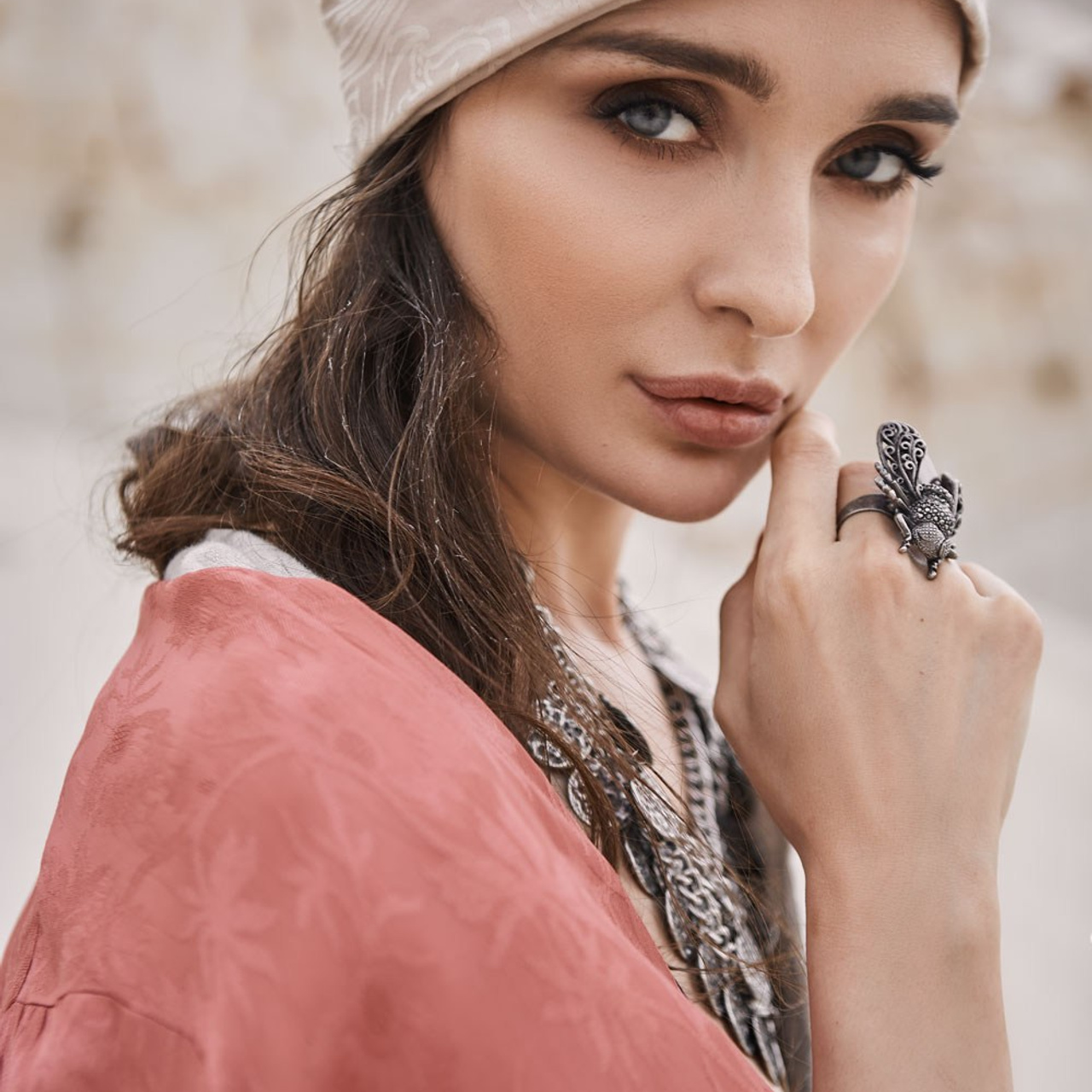 Модельная съемка в пустыне. 2