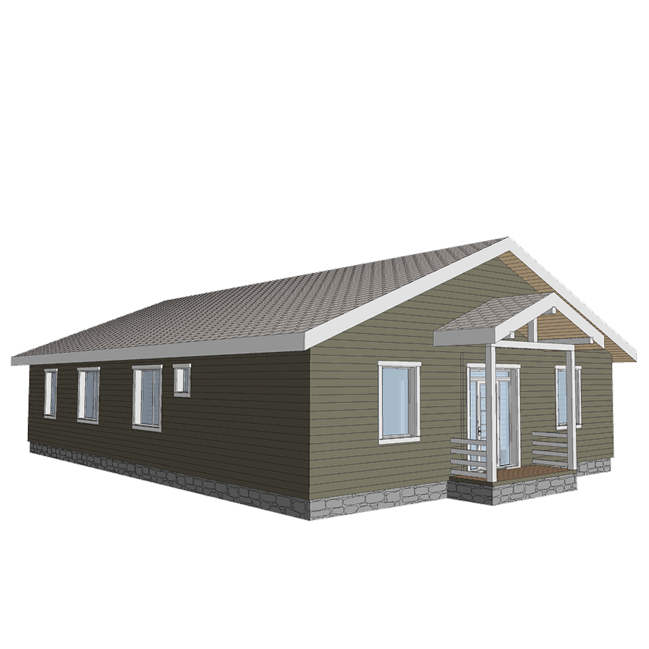 Long house. С. Строй | Строительство каркасных домов, бань и мангальных зон под ключ. Фиксированная смета. Москва и МО