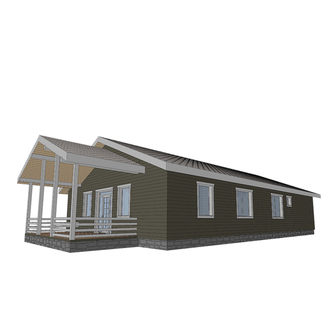 Long house. С. Строй | Строительство каркасных домов, бань и мангальных зон под ключ. Фиксированная смета. Москва и МО