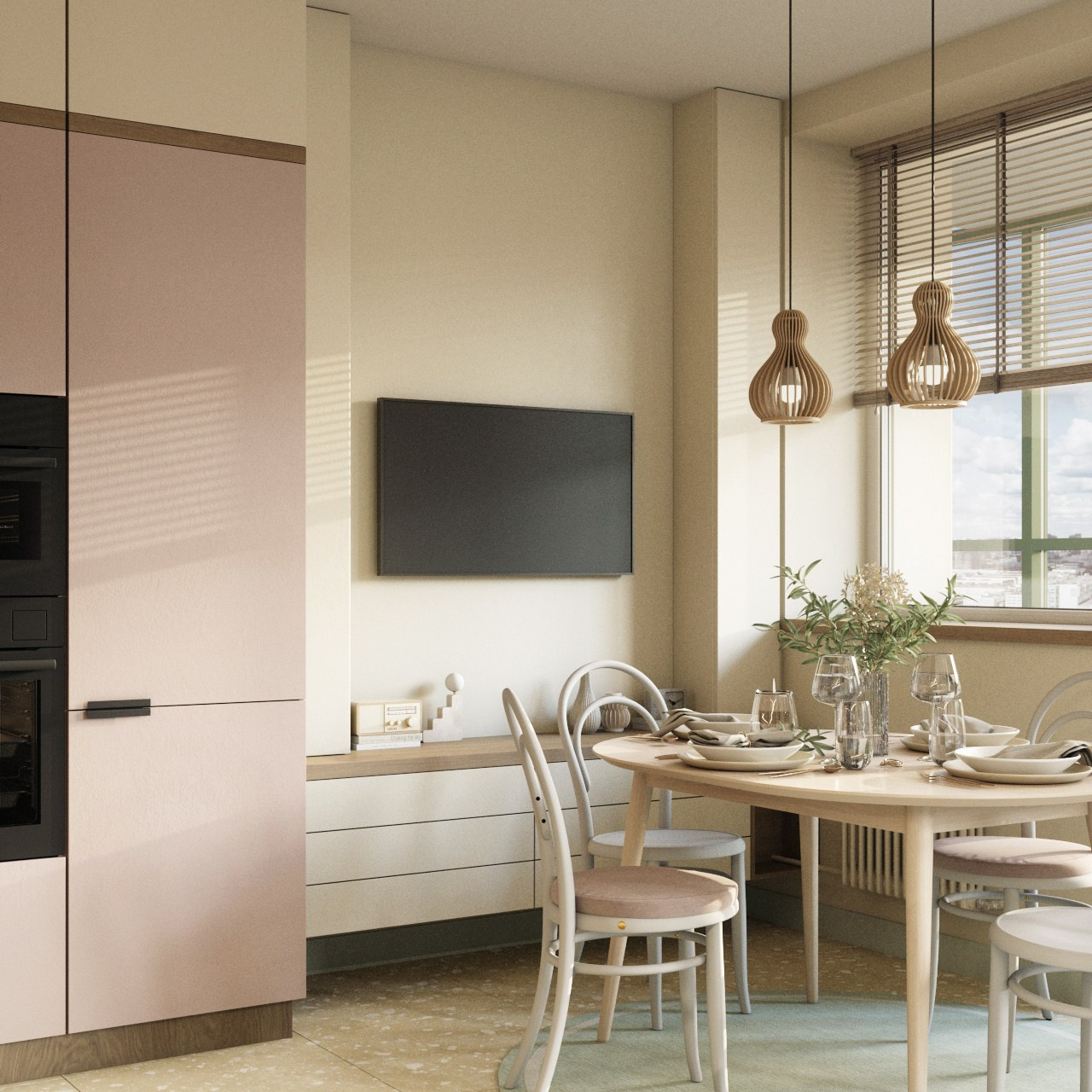 Гербарий. Квартира 96 м². Мастерская интерьеров Светланы Куксовой. Дизайн и реализация