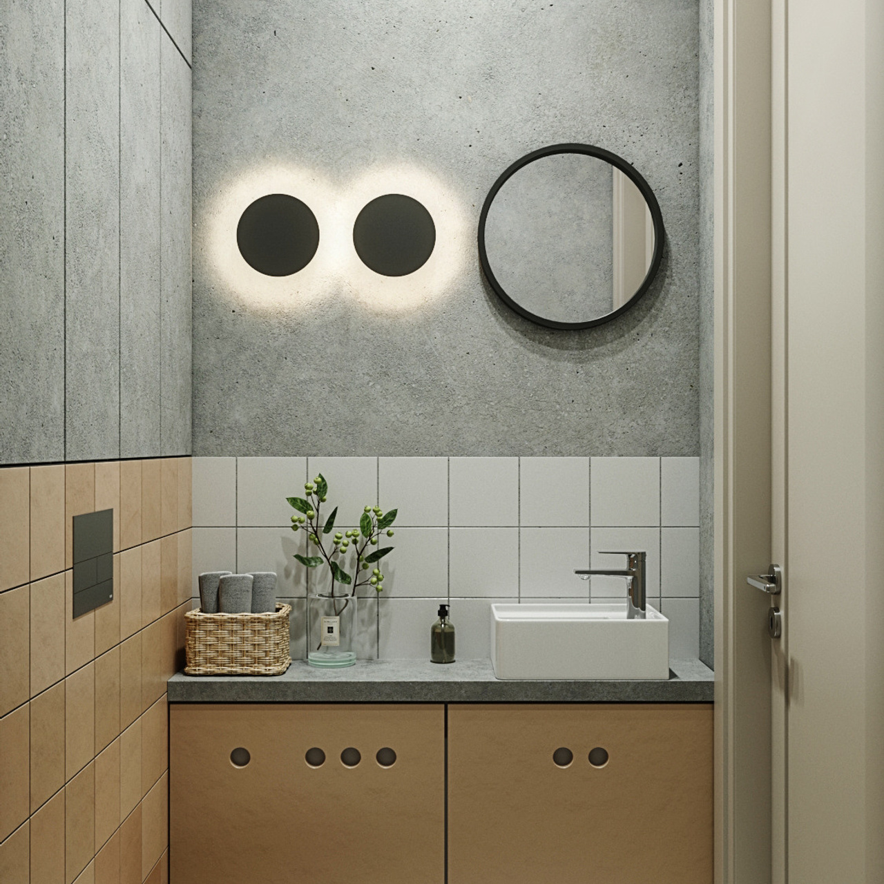 Клевер. Квартира 59 м². Мастерская интерьеров Светланы Куксовой. Дизайн и реализация