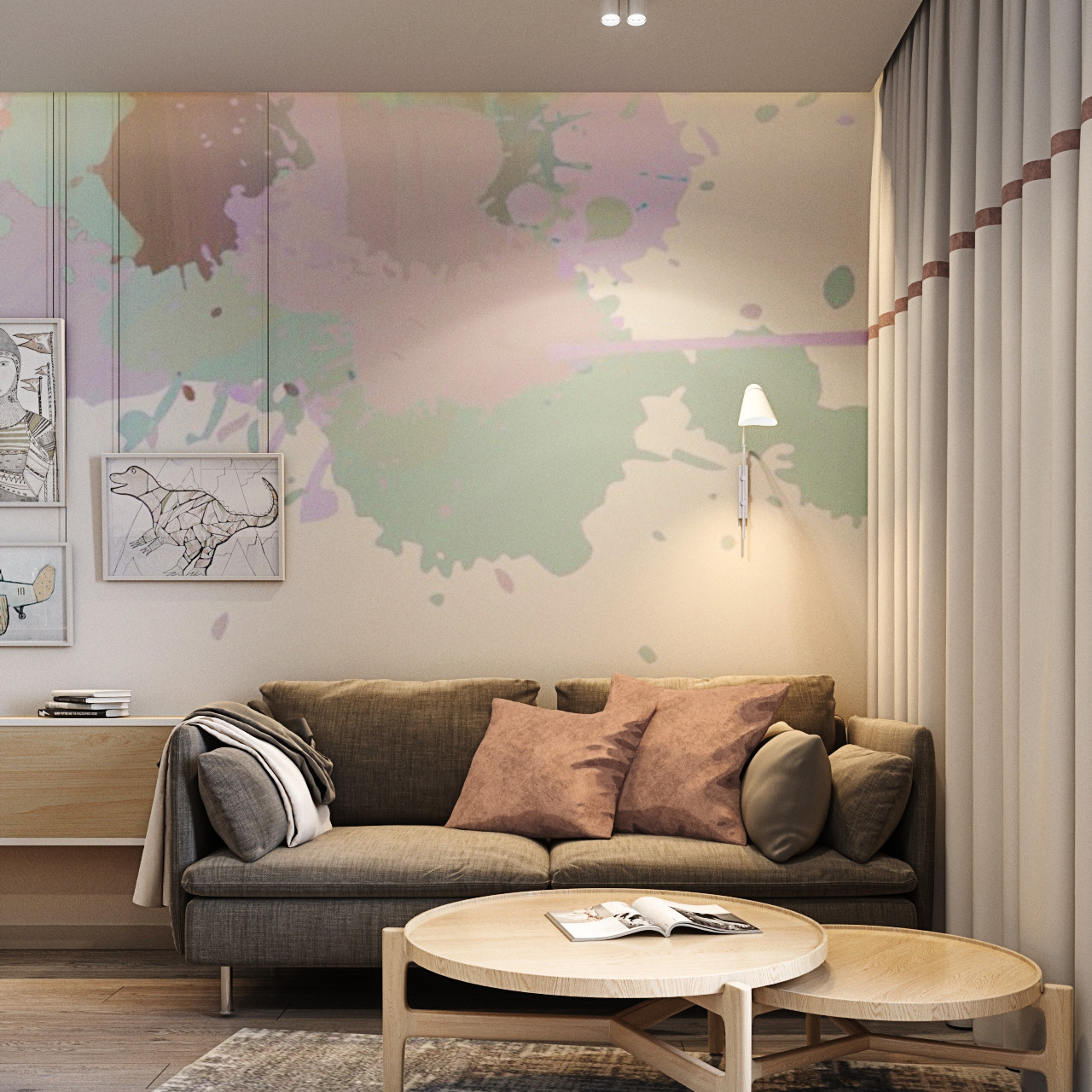 Люмен. Квартира 130 м². Мастерская интерьеров Светланы Куксовой. Дизайн и реализация