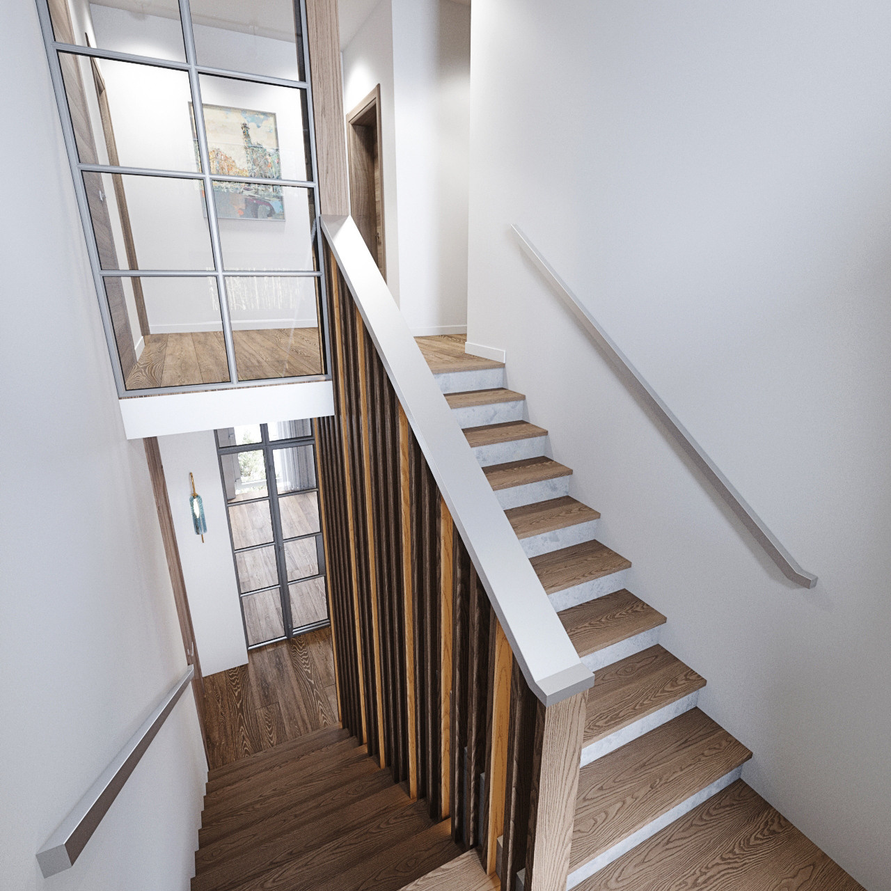 Дом в лесу. Дом 170 м². Мастерская интерьеров Светланы Куксовой. Дизайн и реализация