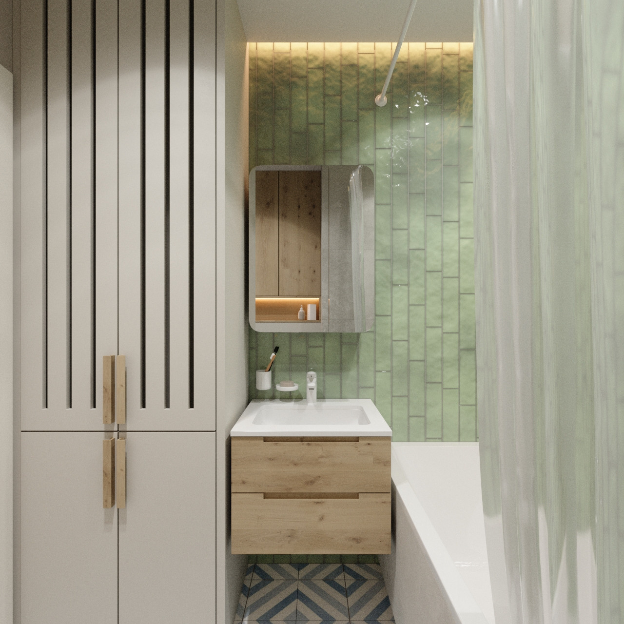 Румяный вечер. Квартира 56 м². Мастерская интерьеров Светланы Куксовой. Дизайн и реализация