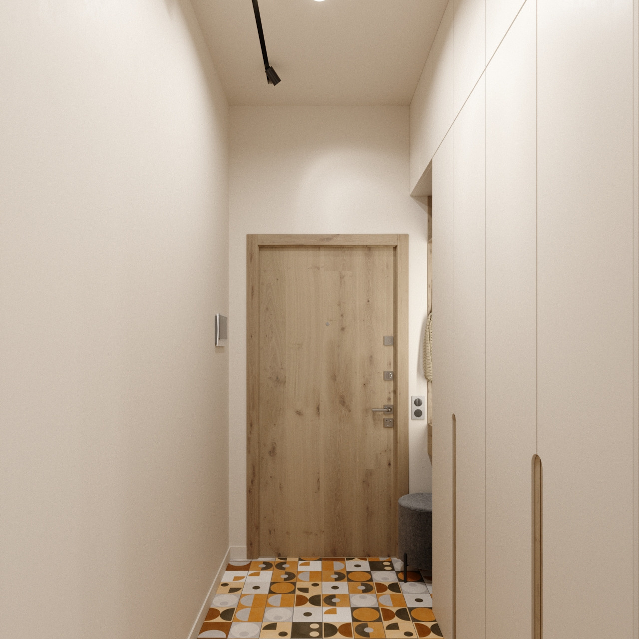 Клевер. Квартира 59 м². Мастерская интерьеров Светланы Куксовой. Дизайн и реализация