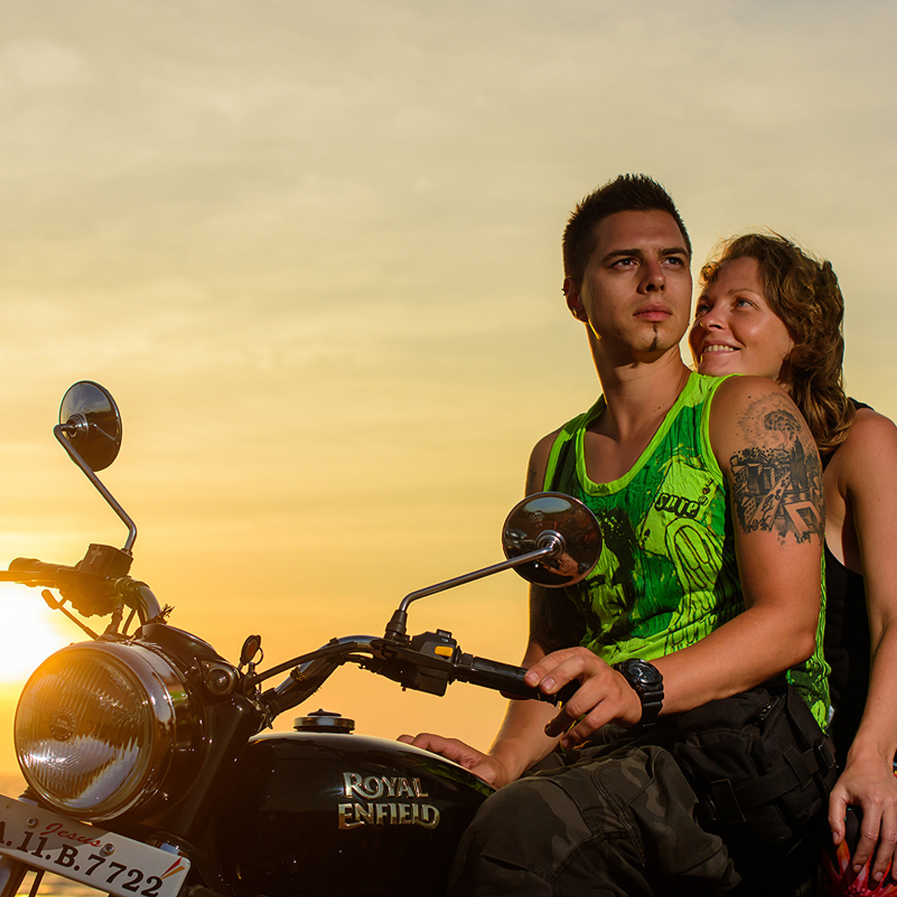 Тоня и Илья в ГОА