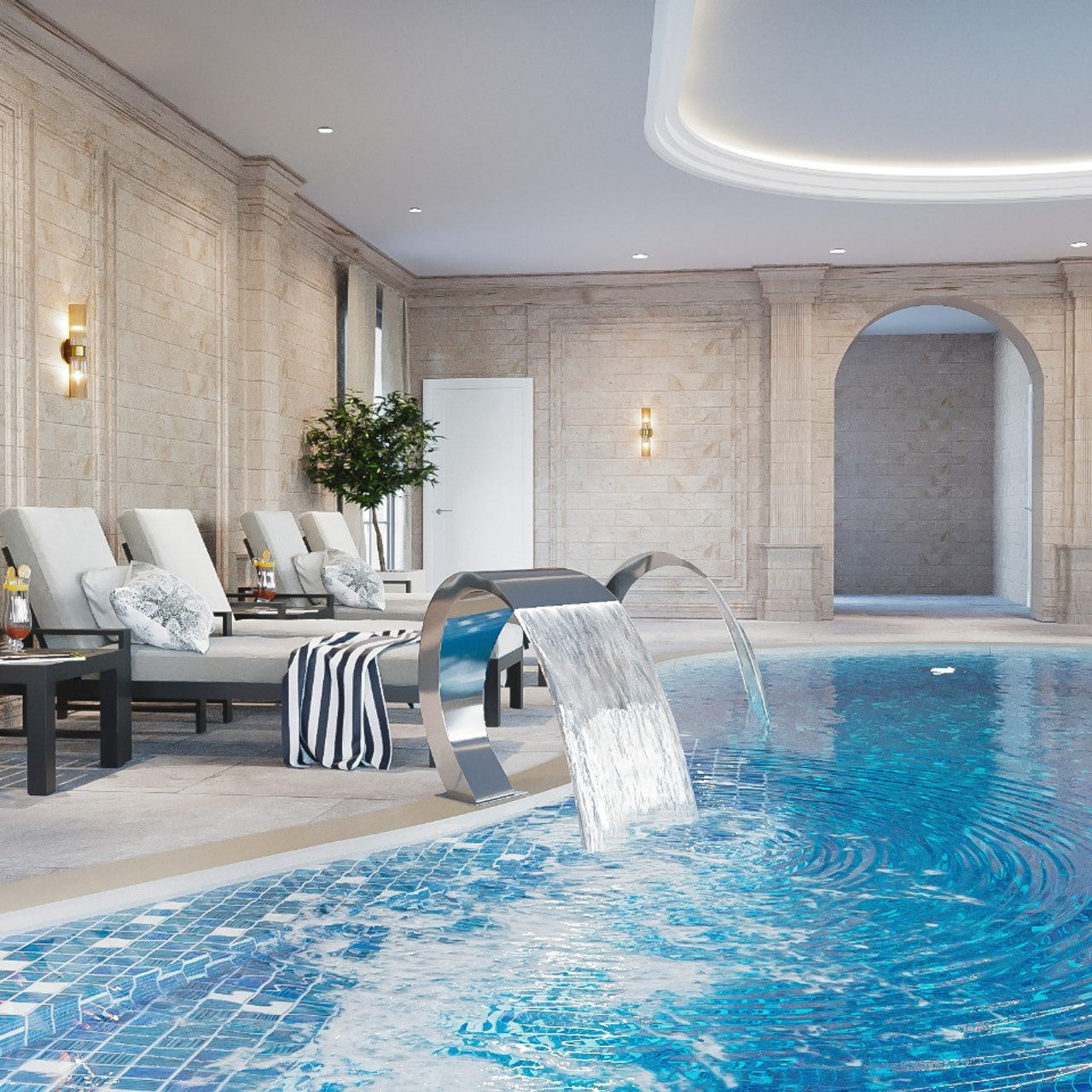 Спа-зона в загородном доме г. Славянск-на-Кубани