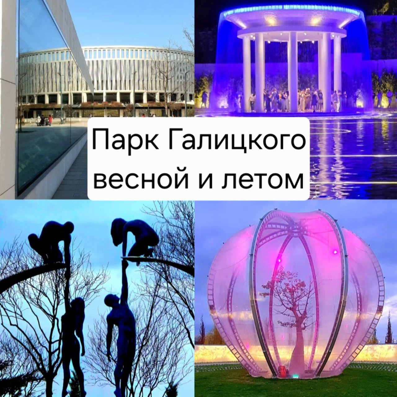 Парк Галицкого. Японский сад. Парк облаков.