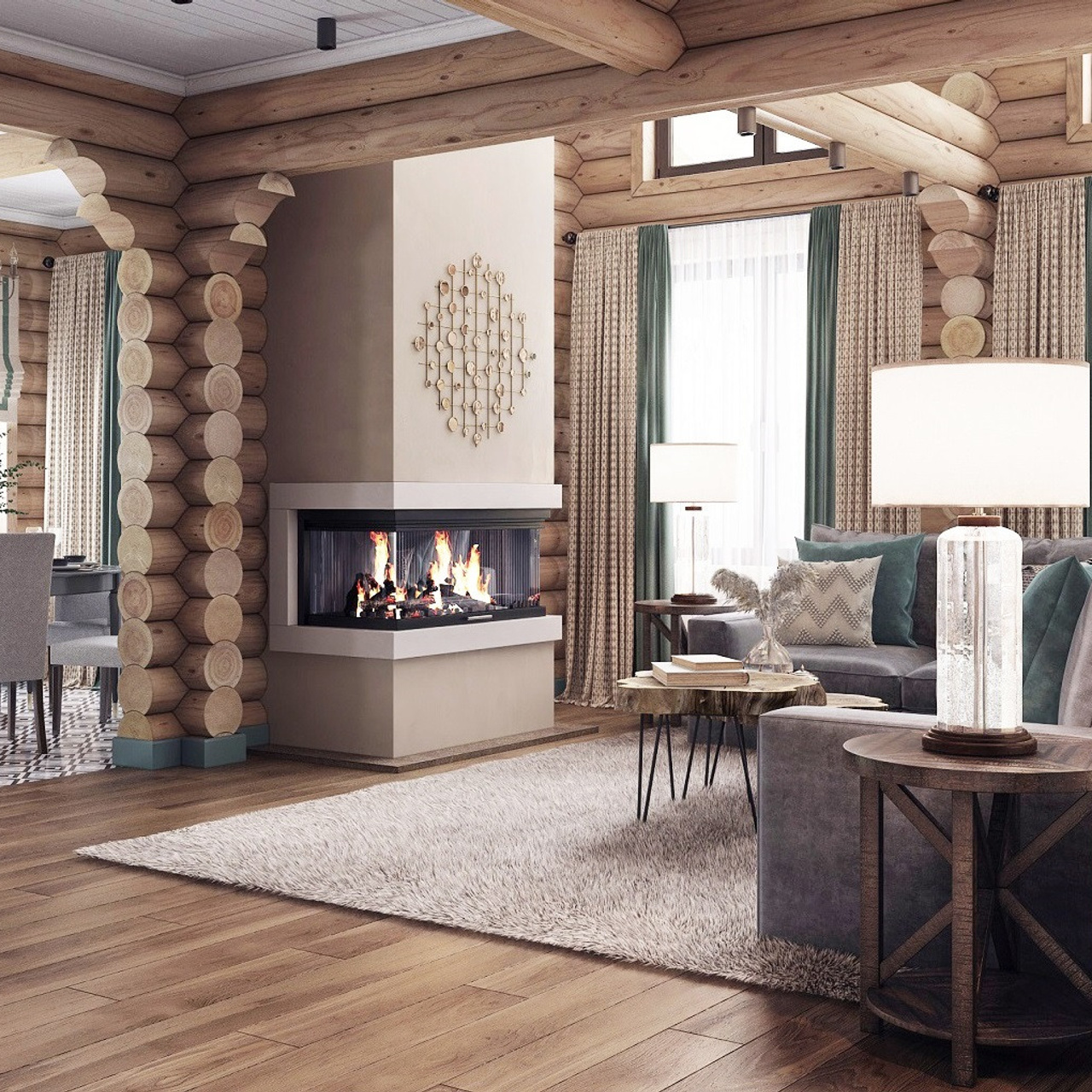 Дом из бревна