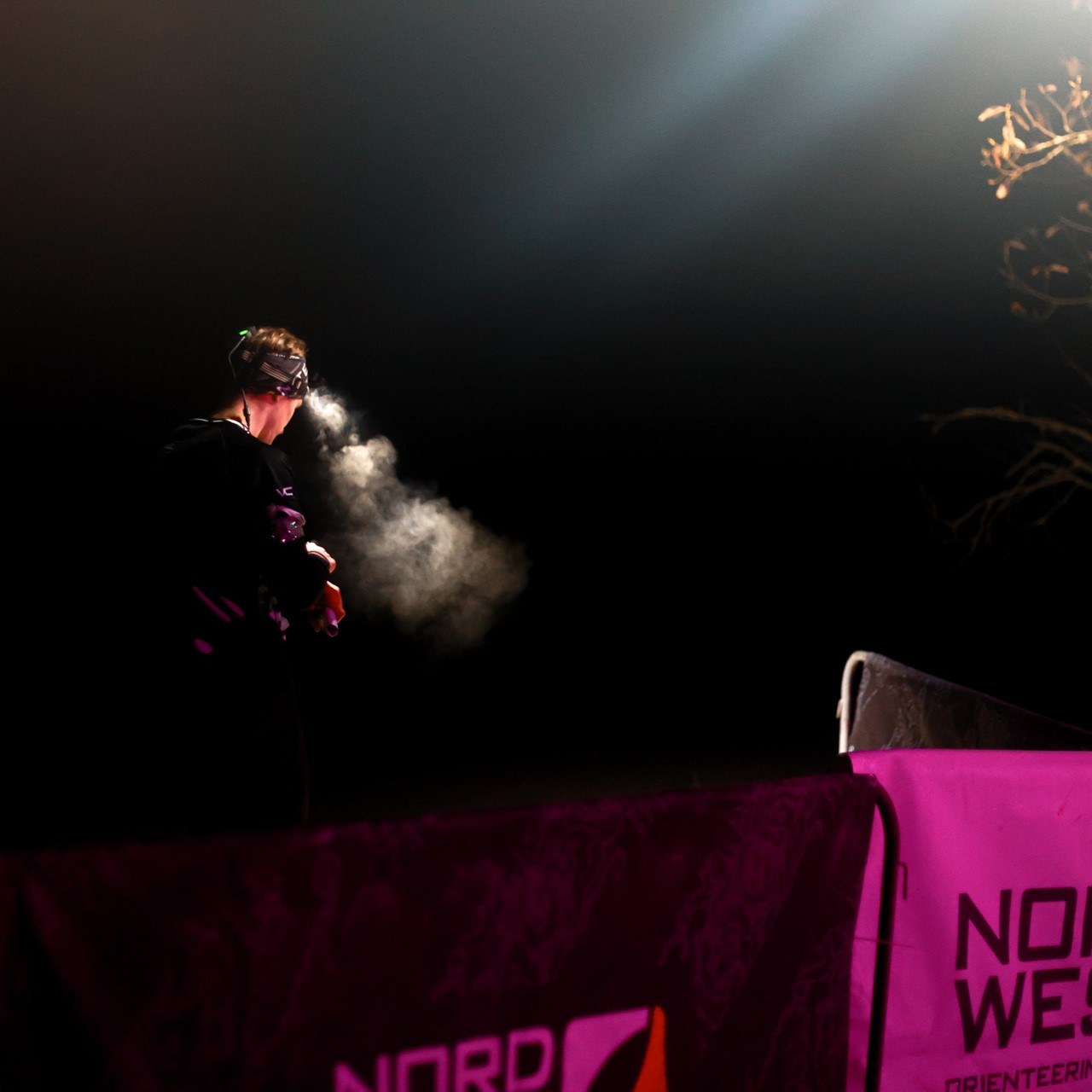 Ночная съемка мероприятия