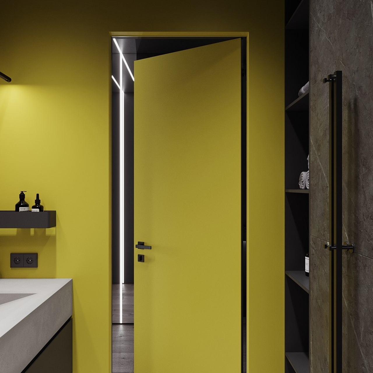 Home city. Black. Ans.render. Студия архитектурной визуализации