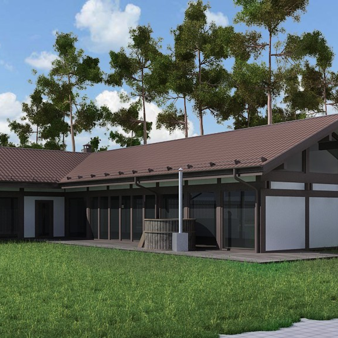 Бассейн в Энколово