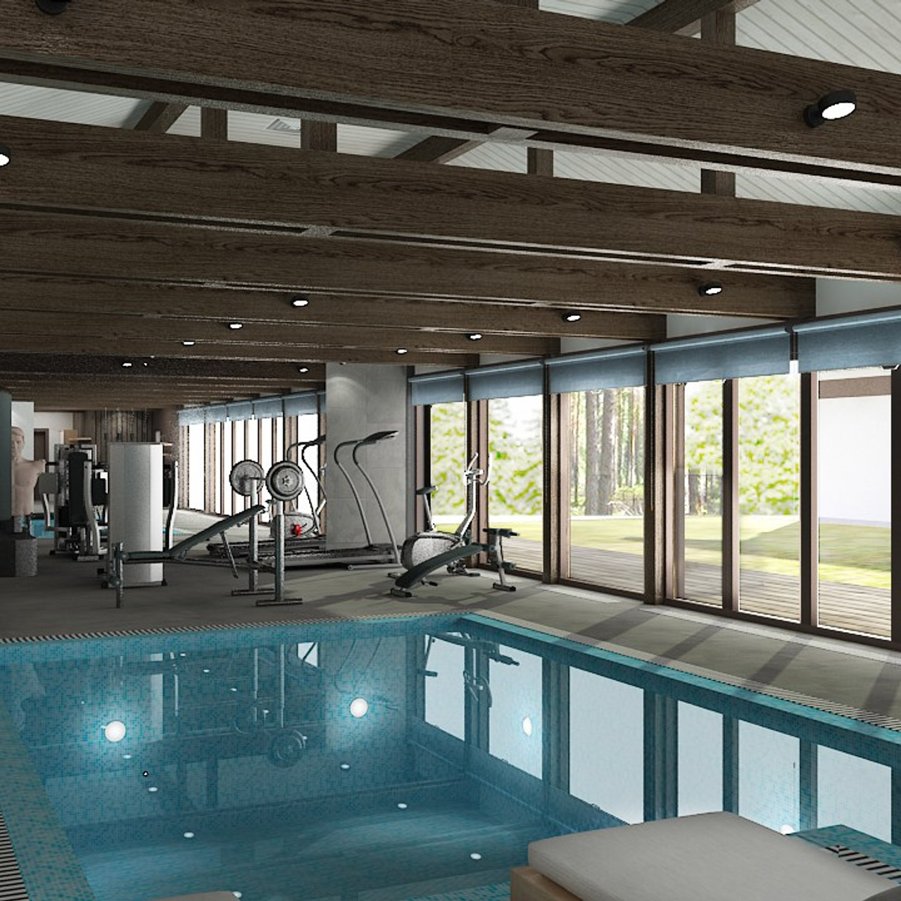 Бассейн в Энколово