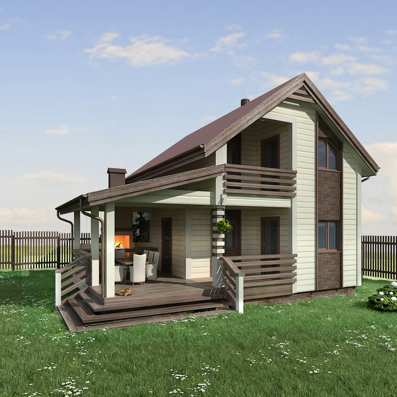 Дом в п. Ромашки