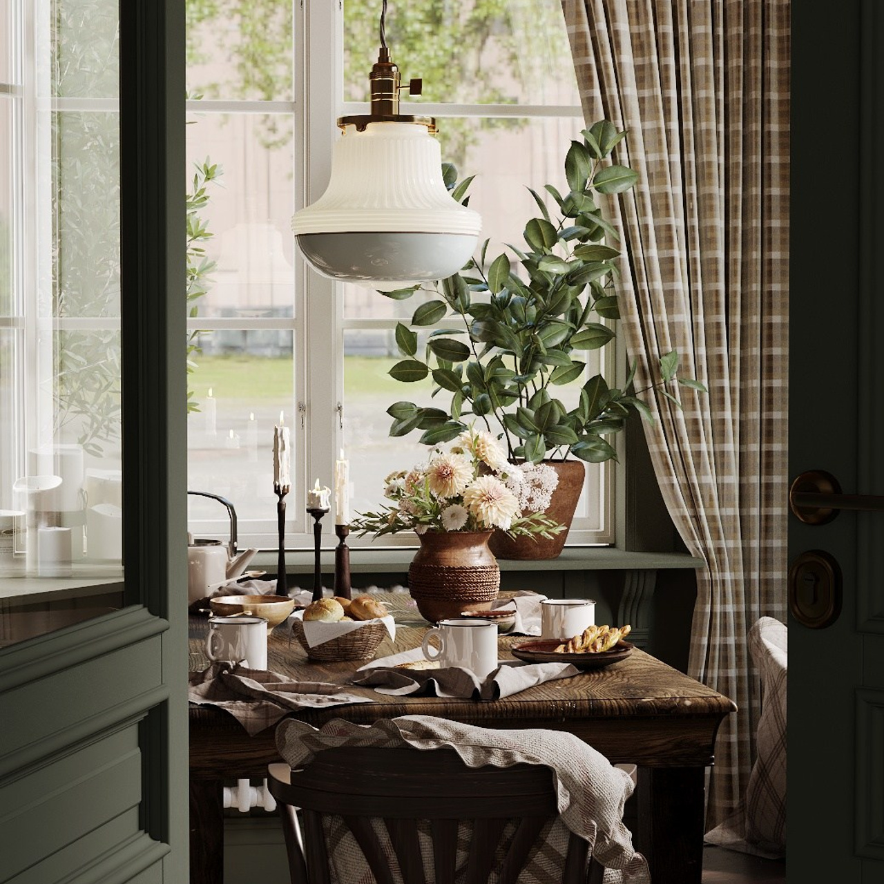 Атмосферный завтрак (сделано по референсу)