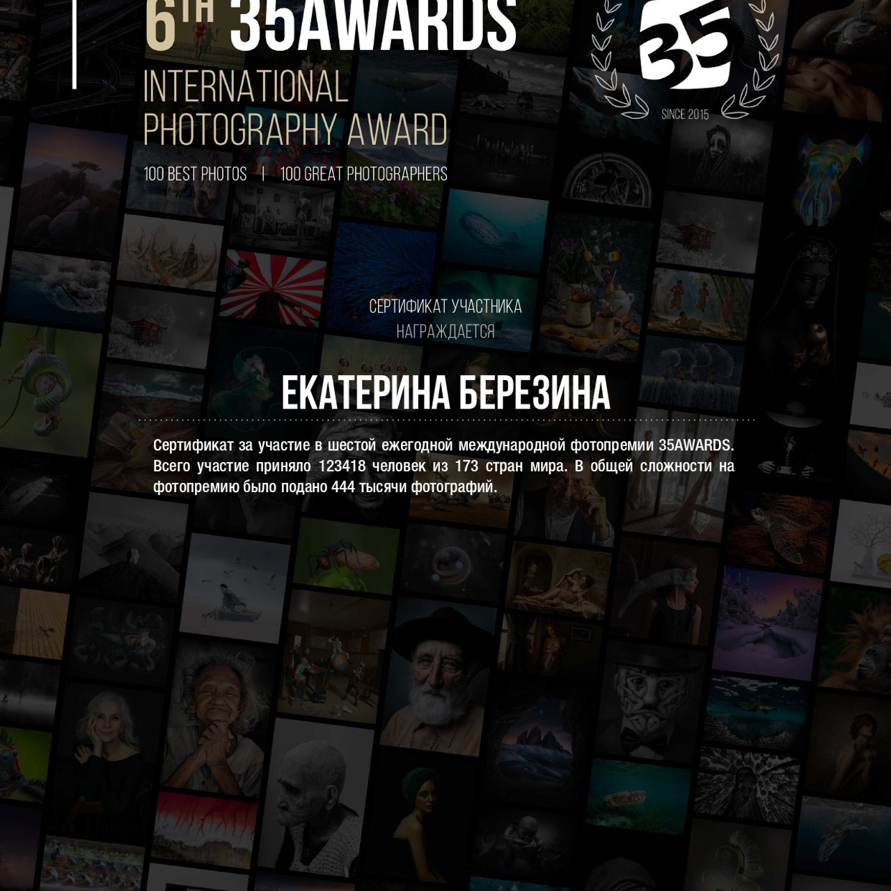 Сертификаты об участии в конкурсах