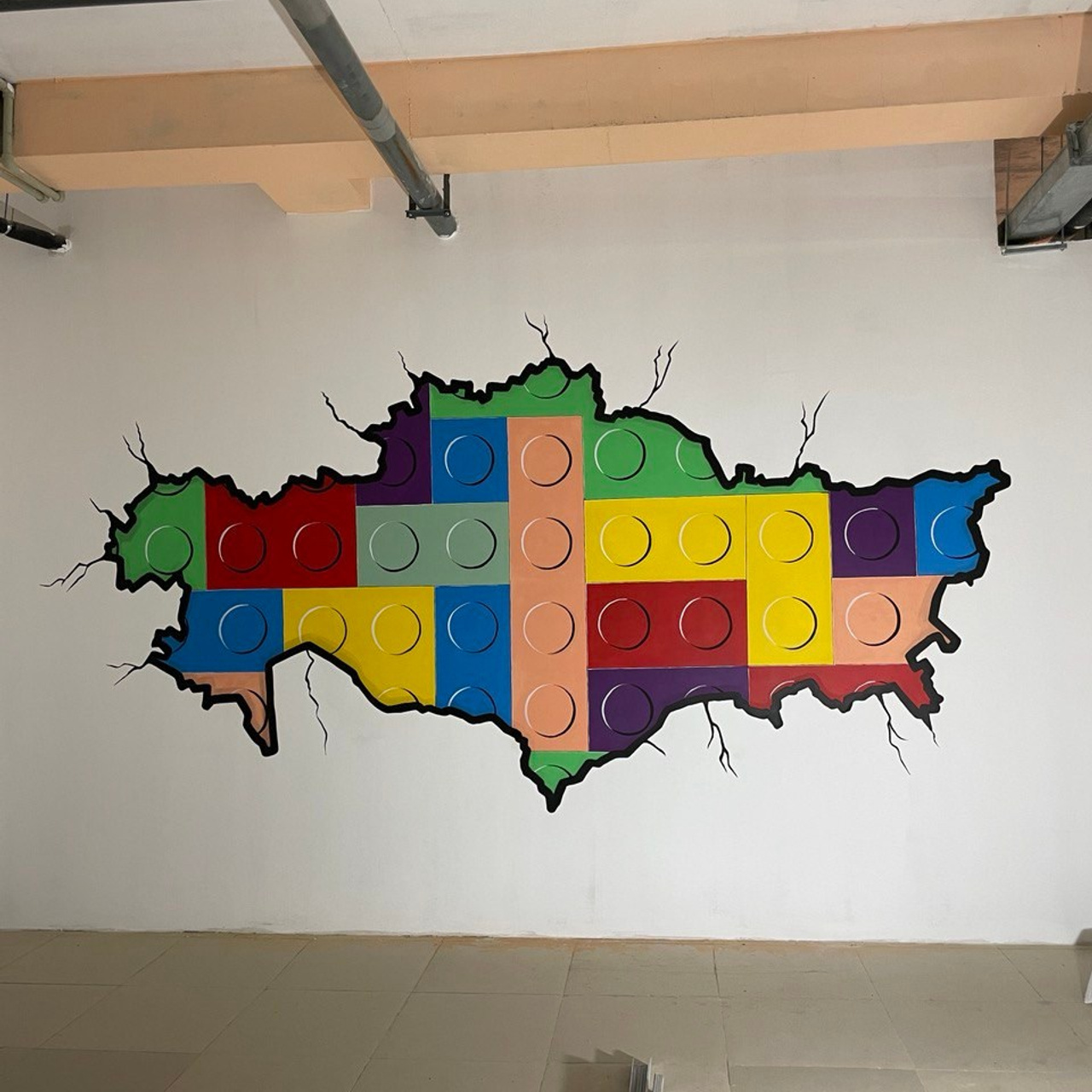 Роспись стен. Усть-Каменогорск. Durnikin