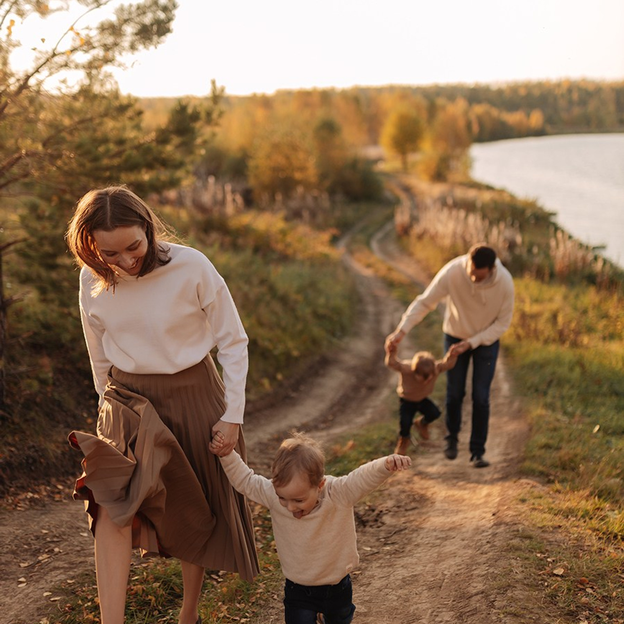 Осень с семьей Вадима и Данила