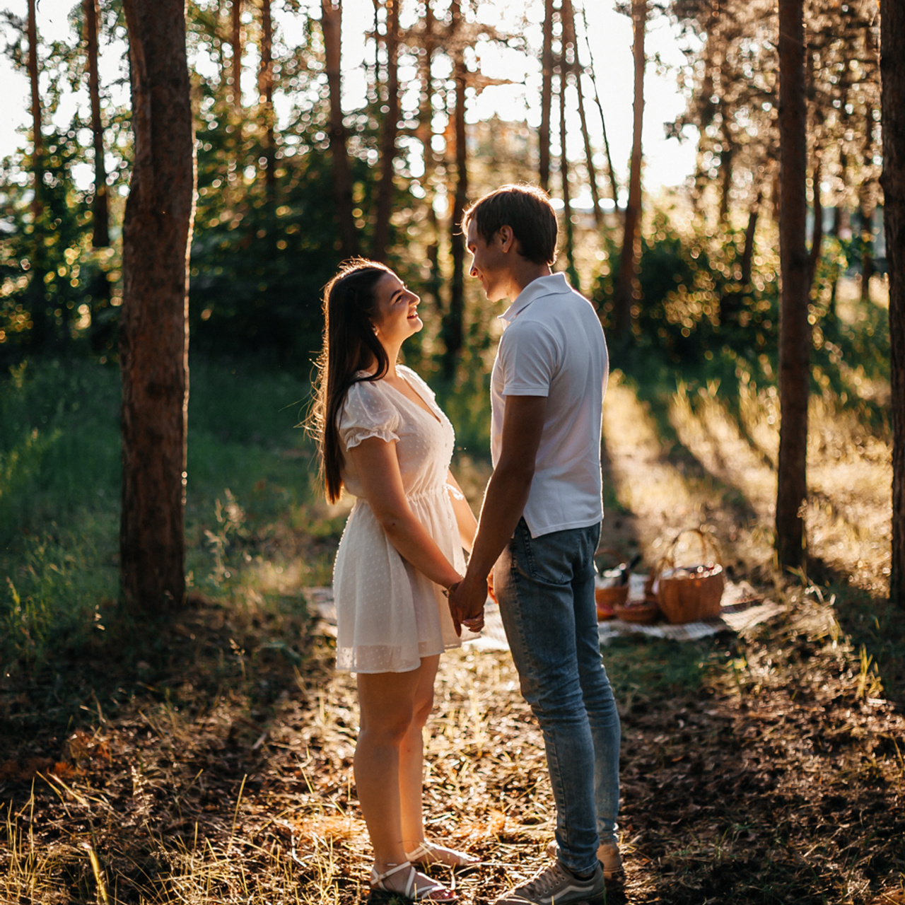 Вечерняя встреча в парке