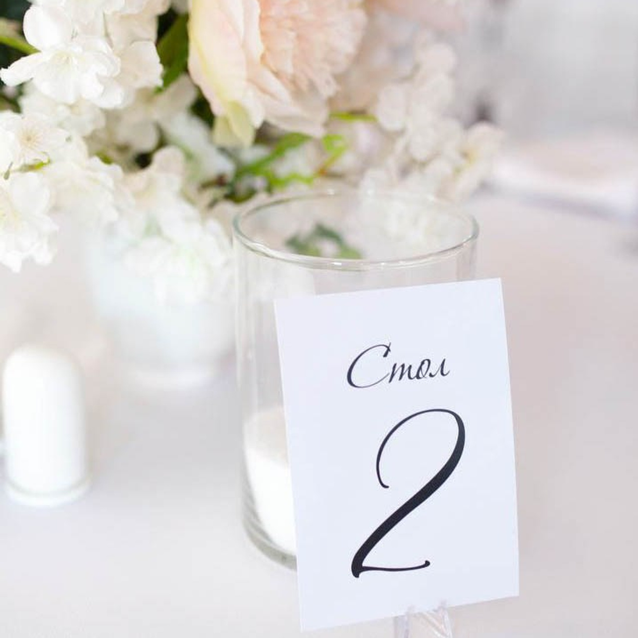 Номера на столы, от 400 руб